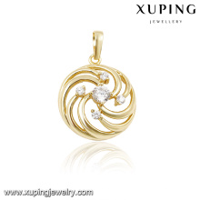 32224 xuping мода 14k золотая чакра кулон